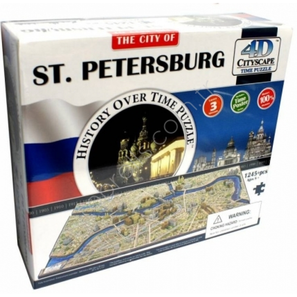 4D Cityscape ST PETERSBURG  Puzzle