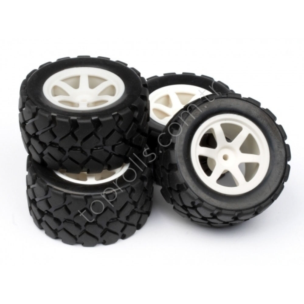 MV21014 Truggy Wheel & Tyre Set