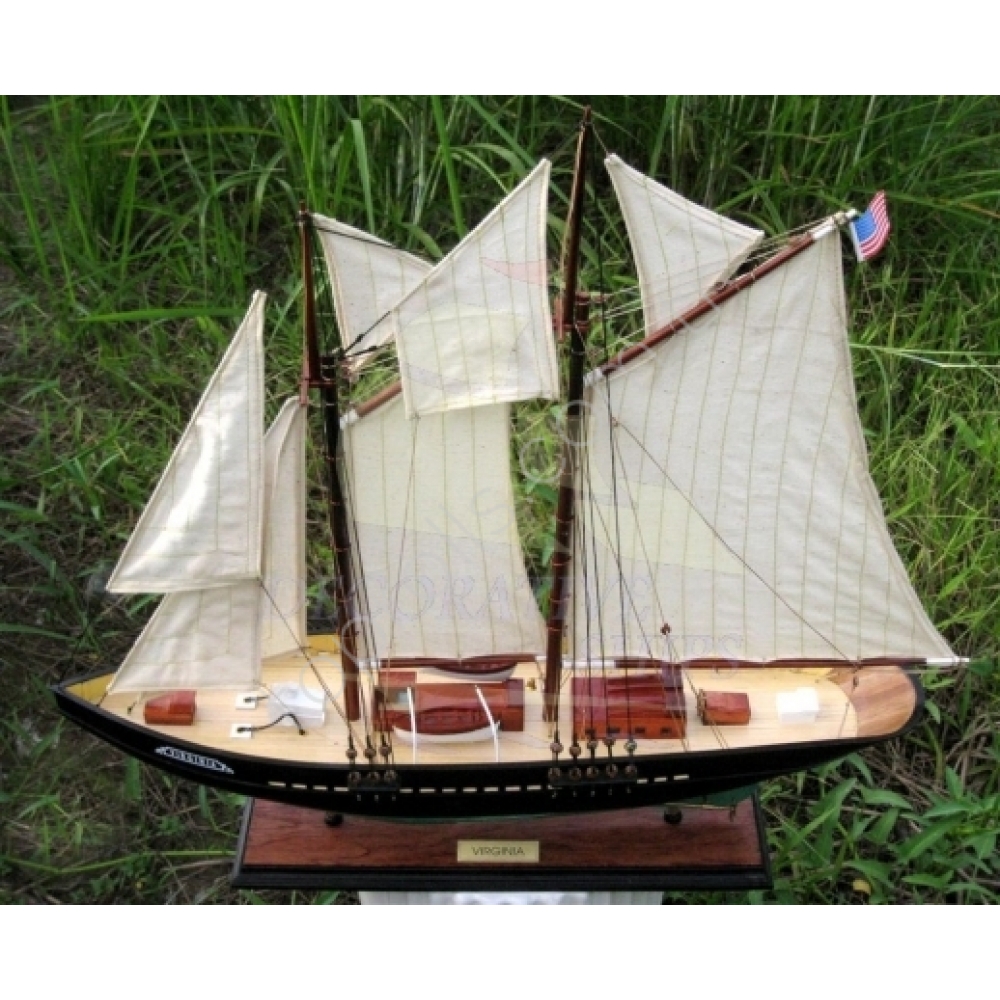 Virginia Boyalı Montajlı Gemi-60cm