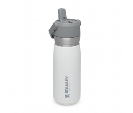 The IceFlow™  Flip Straw Water Bottle  .65L / 22oz - Polar