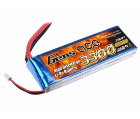 Gens Ace 3300mAh 7.4V 25C 2S1P LiPo Batarya