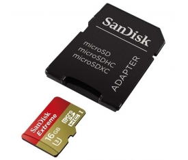 Sandisk Extreme 16 GB 400x Class 10 U3