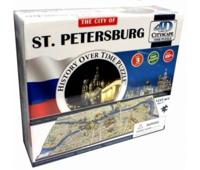4D Cityscape ST PETERSBURG  Puzzle